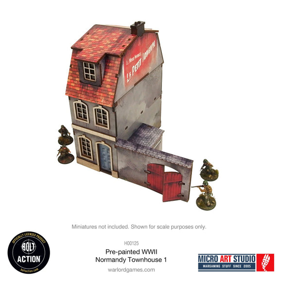 WW2 Normandy Town House 1 PREPAINTED