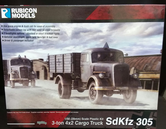 1/56 German Sd.Kfz 305 3-ton 4x2 Cargo Truck