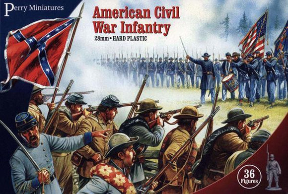 American Civil War Infantry - Plastics (36 figs)