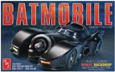 AMT 0935 1/25 Batman Batmobile 1989