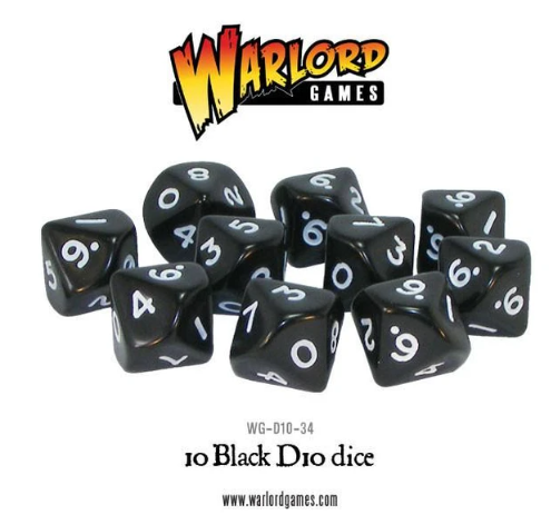 D10 Dice Pack - Black