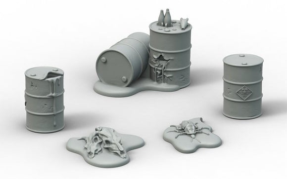 Fallout: Wasteland Warfare Terrain Expansion: Radioactive Containers