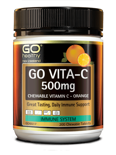 GO Vita-C 500mg Orng Chew Tabs 200s