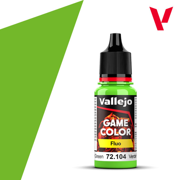 Game Color Fluorescent Green 18ml 72104
