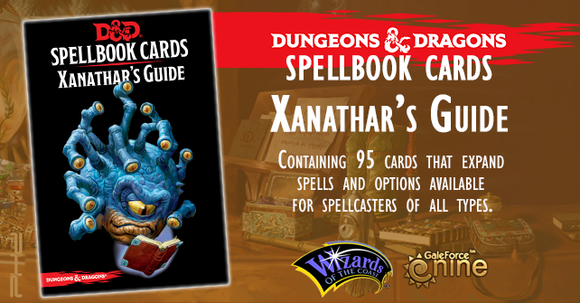 D&D: Spellbook Cards: Xanathar's Guide