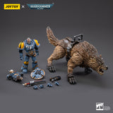 Warhammer Collectibles: 1/18 Scale Space Wolves Thunderwolf Cavalry Bjane