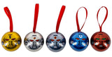 W40K: Novelty Spacemarine Chapter Helmet Baubles - 6 pack