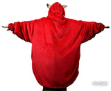 Red Squig Hooded Blanket