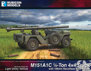 1/56 M151A1C 1/4 Ton 4x4 Truck with Recoiless Rifle