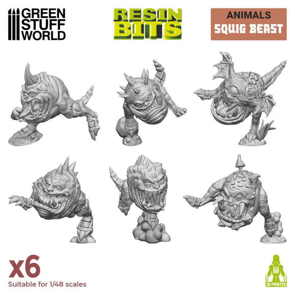 3D Printed - Squig beasts