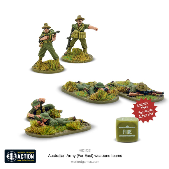 Australian Army (Far East) Weapons Teams