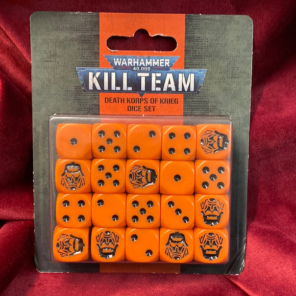 102-83 Kill Team: Death Korps Of Krieg Dice Set 2021