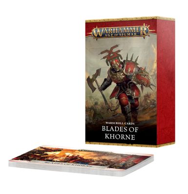 83-81 WARSCROLL CARDS: BLADES OF KHORNE (2025)
