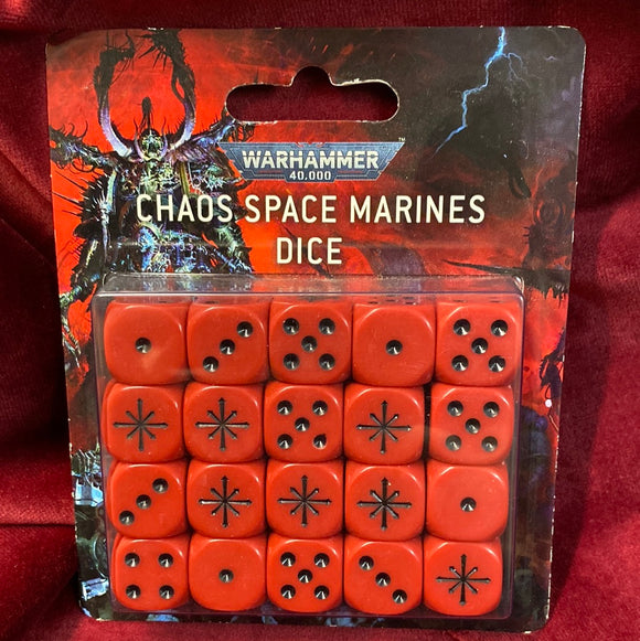 86-62 40K: Chaos Space Marines Dice