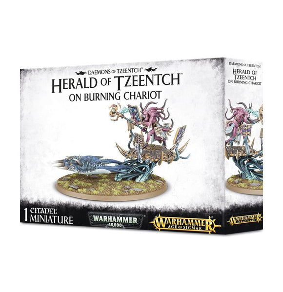 Exalted Flamer of Tzeentch / Herald of Tzeentch on Burning Chariot / Burning Chariot of Tzeentch