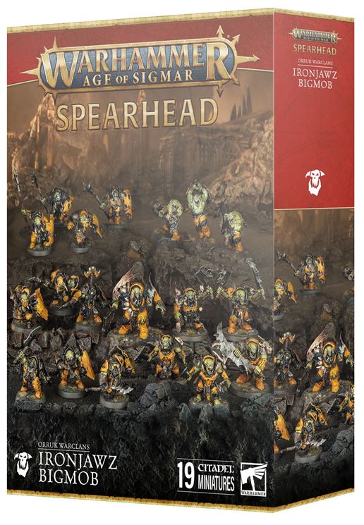 70-893 Spearhead: Orruk Warclans Ironjawz Bigmob
