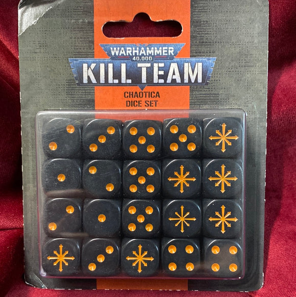 102-81 Kill Team: Chaotica Dice Set 2021