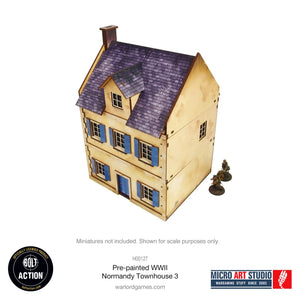 WW2 Normandy Town House 3 PREPAINTED