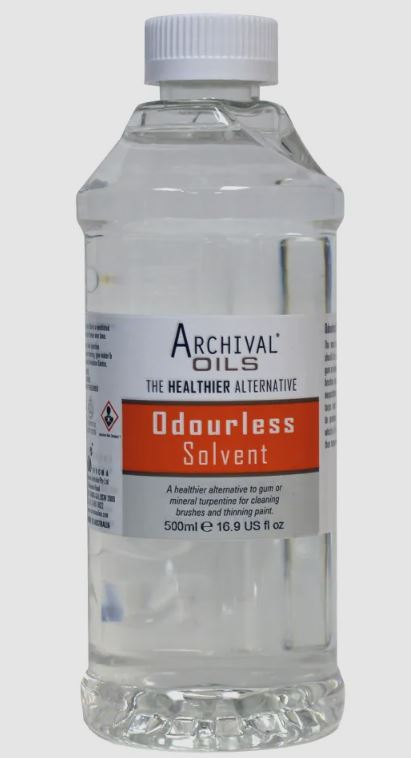 ARCHIVAL OIL ODOURLESS SOLVENT FAST EVAP. 500ml