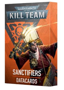 102-59 KILL TEAM: SANCTIFIERS DATACARDS (2025)