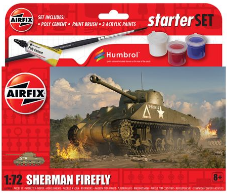 (AFX) Sherman Firefly 1/72 Small Starter Set