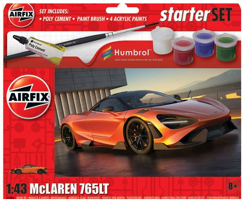 (AFX) McLaren 765LT Small Starter Set