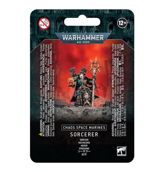 43-69 Chaos Space Marines Sorcerer (Plastic 2019)