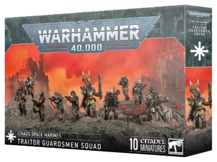 43-107 CHAOS S/MARINES: TRAITOR GUARDSMEN SQUAD