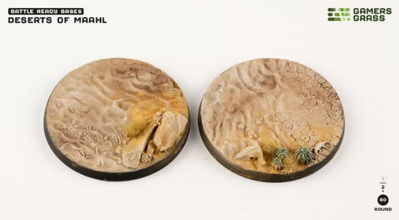 Deserts of Maahl Bases, Round 60mm (x2)