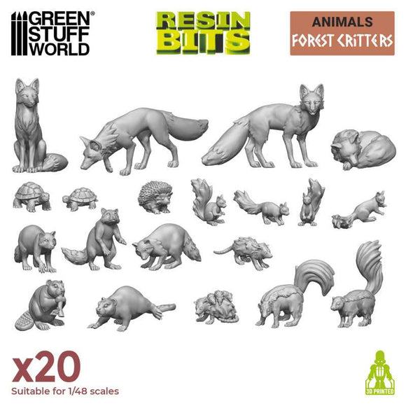 3D printed - Forest Animals / Vermin