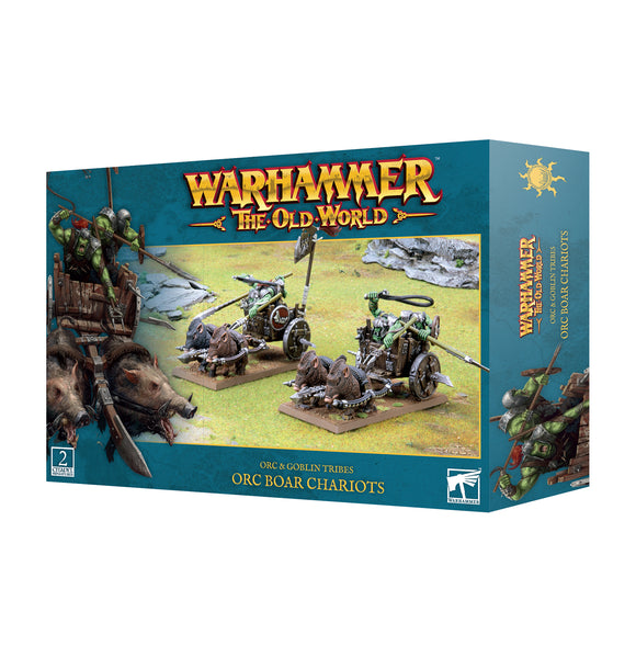 09-07 Orc & Goblin Tribes: Orc Boar Chariots