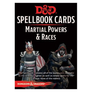 D&D: Spellbook Cards - Martial Powers & Races