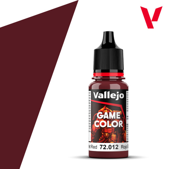 Game Color Scarlet Red 18ml 72012