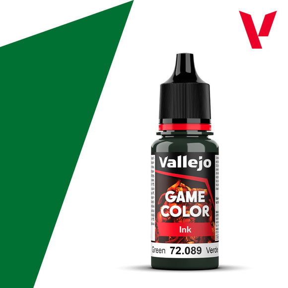 Game Color Ink Green 18ml 72089