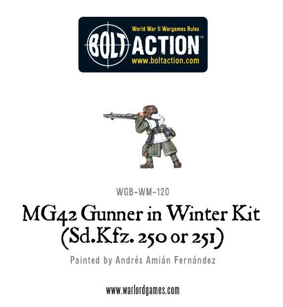 MG42 Gunner Winter (Sd.Kfz 250 or 251)
