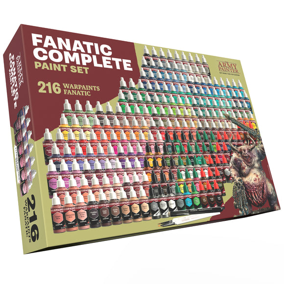 Warpaints Fanatic: Complete Paint Set (216 paints & 4 brushes)