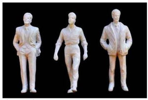 1/24 Male Figures White (3)