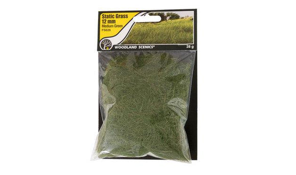 12mm Medium Green Static Grass
