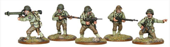 1/56th WWII US Infantry (Italeri) 10 Figs +Glue+Paints