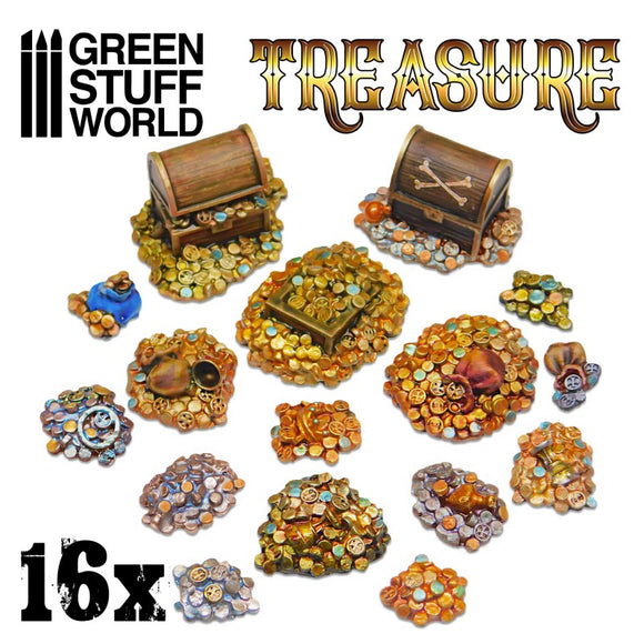 Resin Treasure Pieces (16pcs)