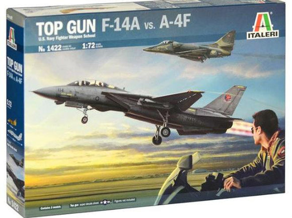 1/72 Top Gun F14A Vs A-4F S