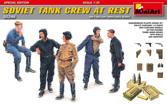 1/35 Soviet Tank Crew At Rest