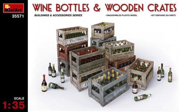 1/35 Wine Bottles & Crates