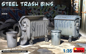 1/35 Steel Trash Bins