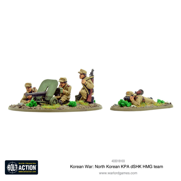 North Korean KPA dSHK HMG Team