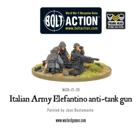 Italian Army 47mm Elefantino Anti-Tank Gun