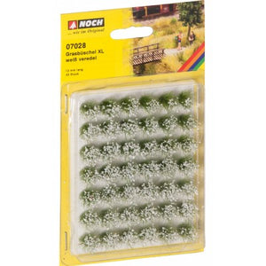 7045 Grass Tufts XL "Blooming" White 42pcs