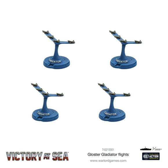 Victory at Sea - Gloster Gladiator Flights