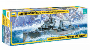 1/350 German Destroyer "Diether Von Roeder"