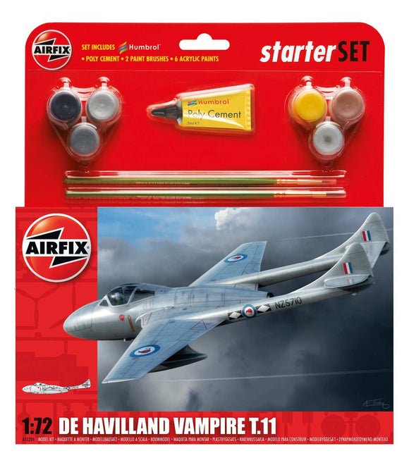 AFX Med Starter Set 1/72 DH Vampire